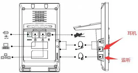 RJ9 헤드셋 포트