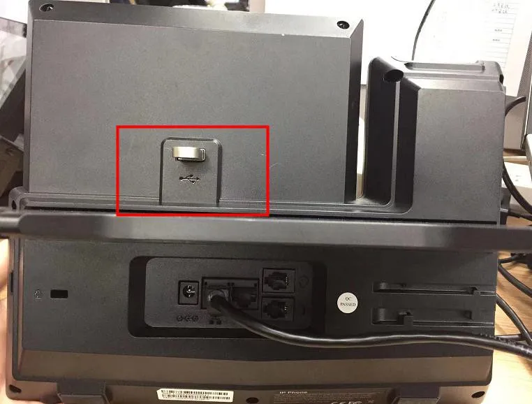 USB 드라이브 삽입