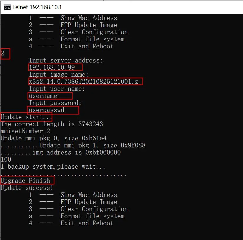 System upgrade in progress