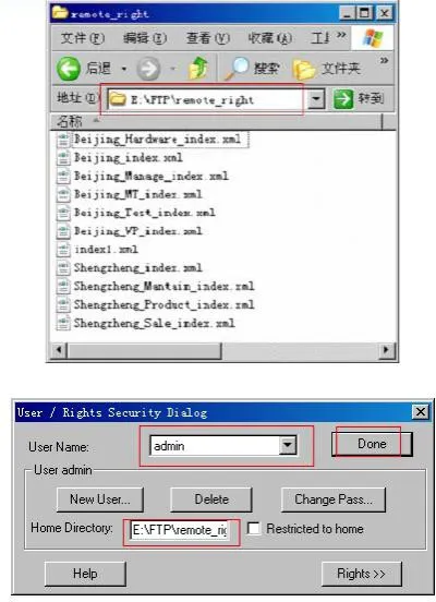 FTP file storage path example