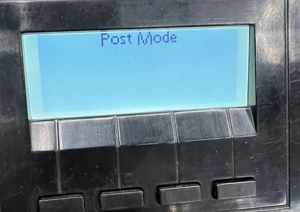 전화기 POST 모드 진입