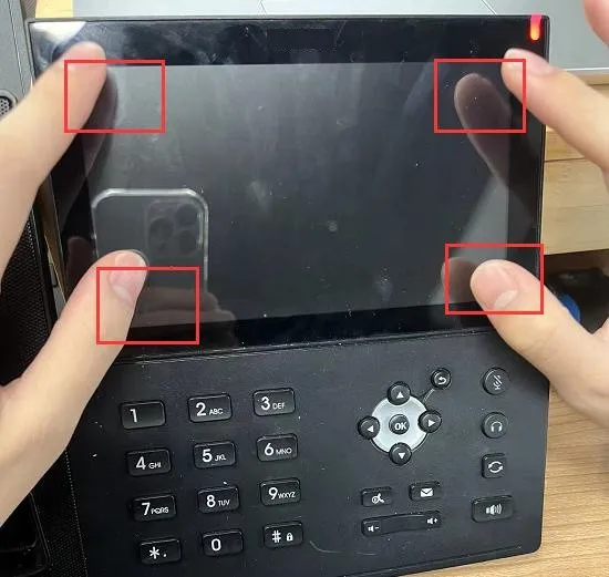 안드로이드 전화기 모서리 터치 초기화