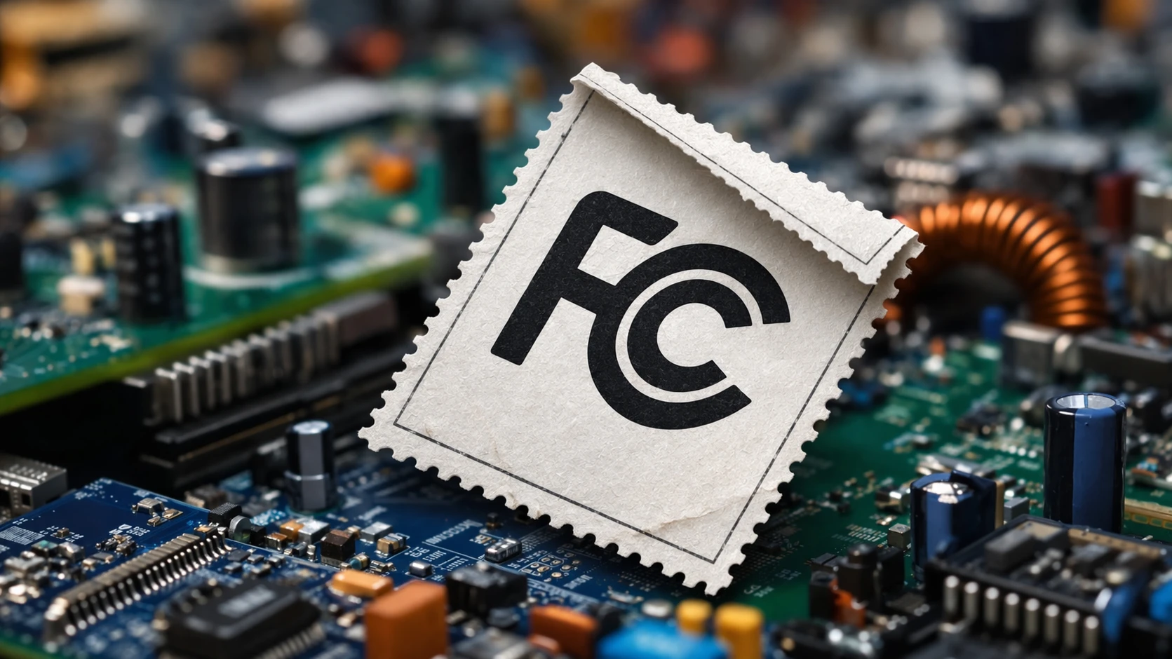 규칙 부분 식별부터 테스트, 제출, 라벨링 및 시장 진입까지의 FCC 장치 승인 경로를 보여주는 순서도