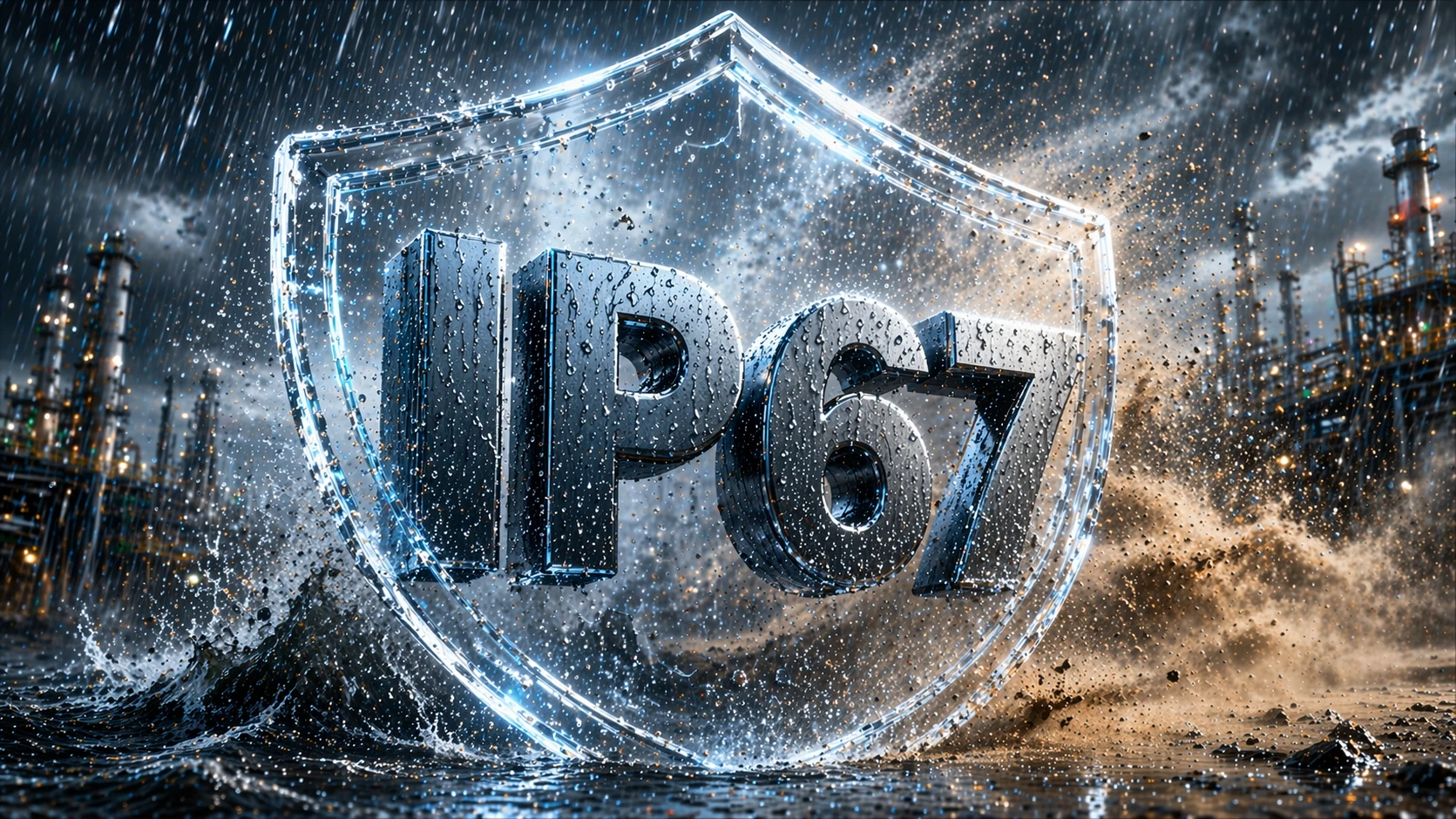 IP67 요구 사항에 따른 일시적 침수 보호 시험을 진행하는 밀폐형 전기 함체 IP67 요구 사항에 따른 일시적 침수 보호 시험을 진행하는 밀폐형 전기 함체