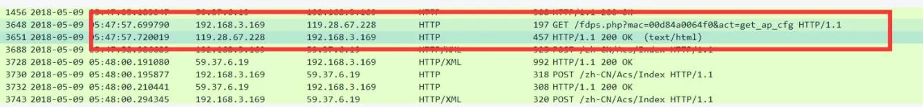 Packet Capture: get_ap_config