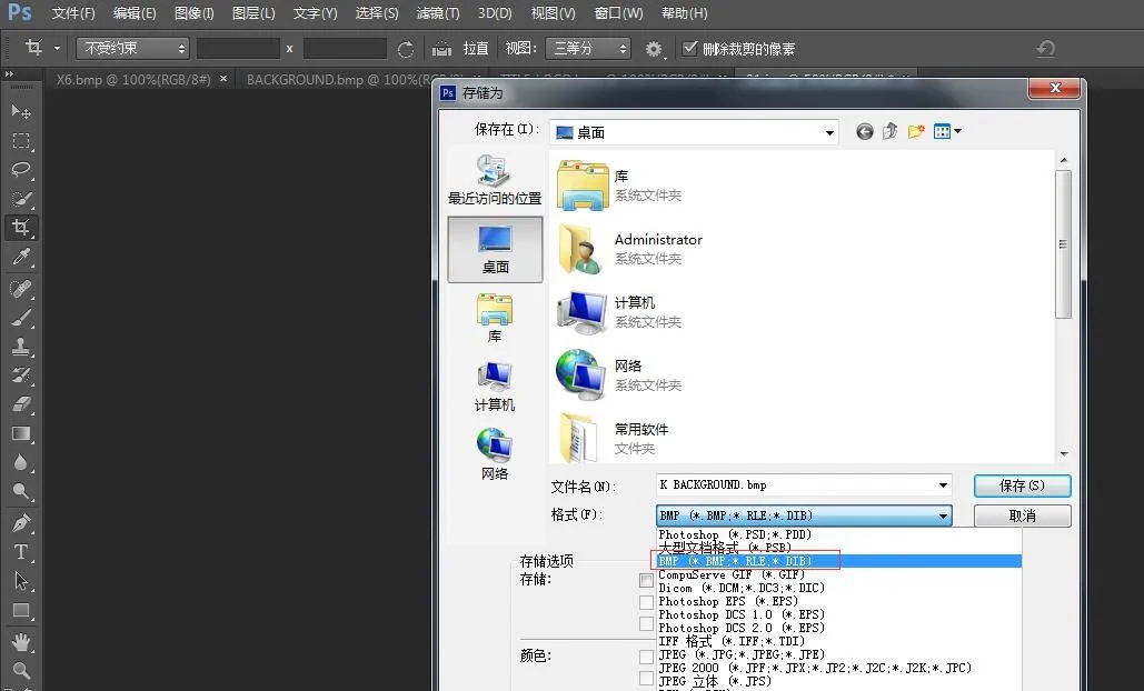 BMP 형식으로 이미지 저장