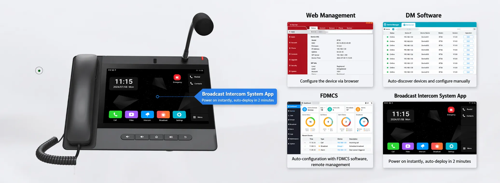 Multiple Management Software Options for Flexible Choice