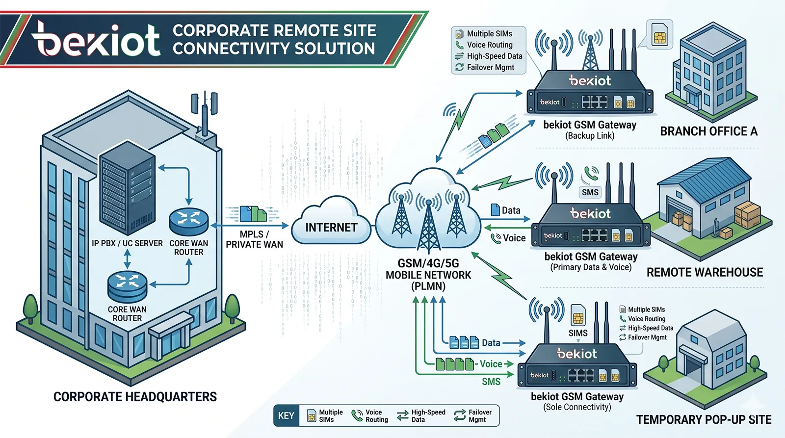 GSM 게이트웨이란 무엇인가? 주요 기능, 장점 및 비즈니스 활용 사례