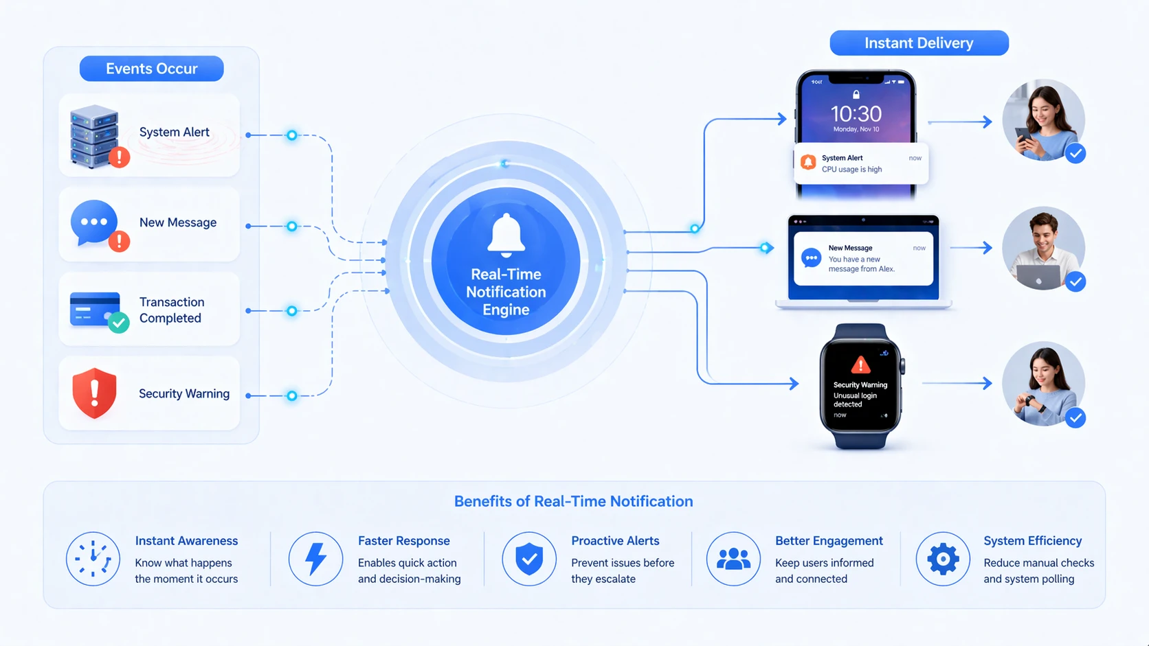 실시간 알림이란? 특징 및 적용 사례