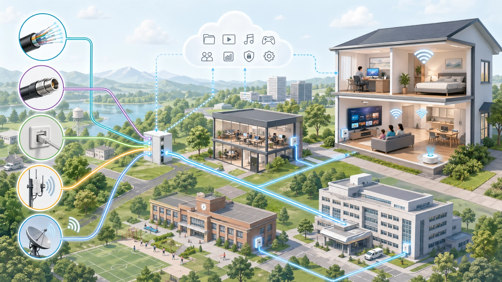 고정 광대역: 어떤 제공자가 더 빠르고 시장은 어디로 향하는가
