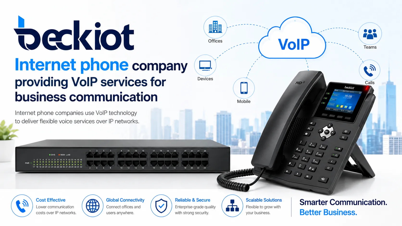 인터넷 전화 업체: VoIP 서비스, 기업 장점 및 선택 가이드