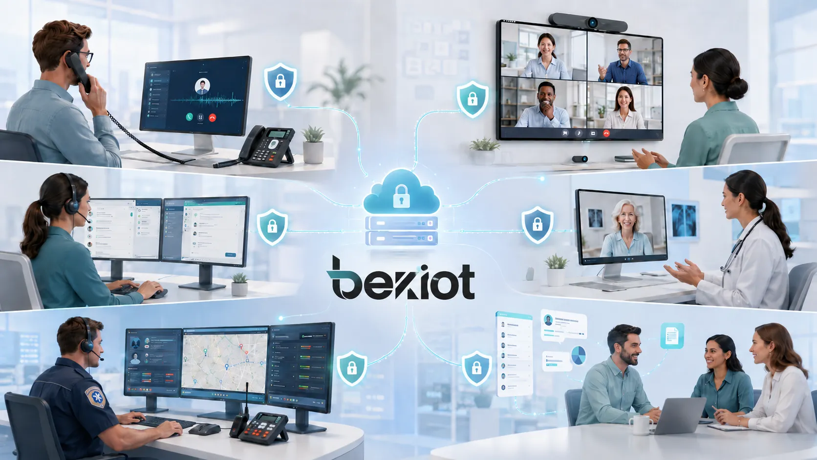 보안 VoIP 통화, WebRTC 화상 회의, 콜센터, 원격 의료, 비상 디스패치 및 기업 통신에 걸친 SRTP 애플리케이션