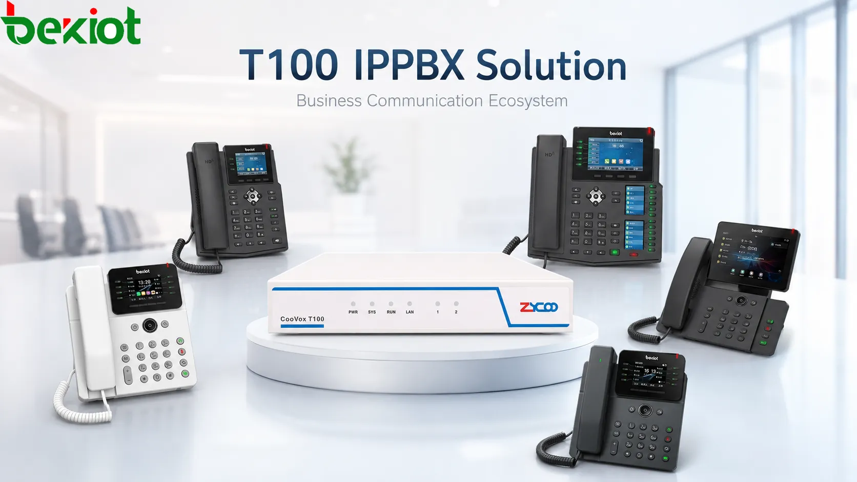 업계 해설: Zycoo T100 CooVox IPPBX