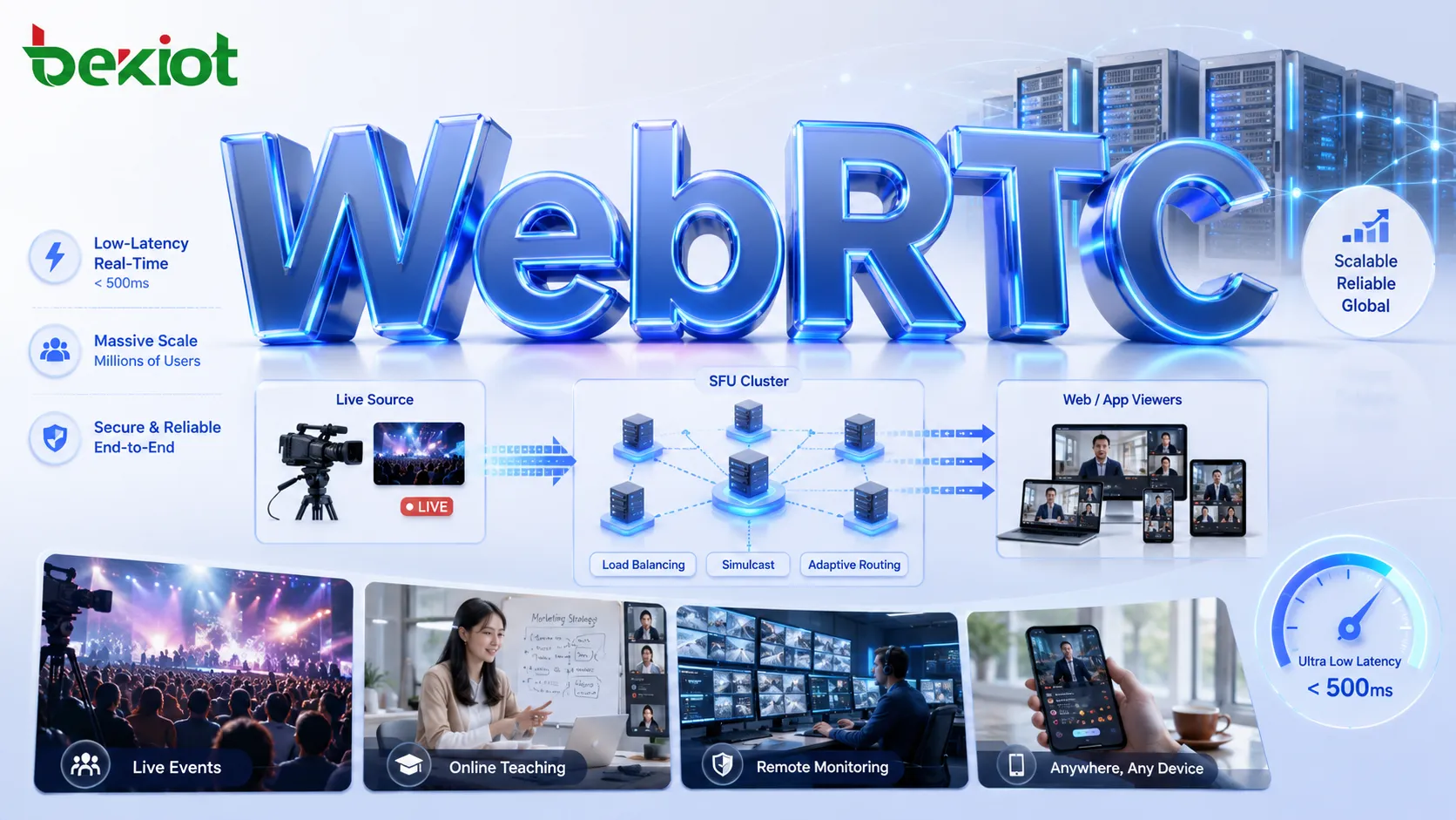 WebRTC 저지연 라이브 스트리밍의 기술 한계, 실제 사례, SFU 클러스터 설계