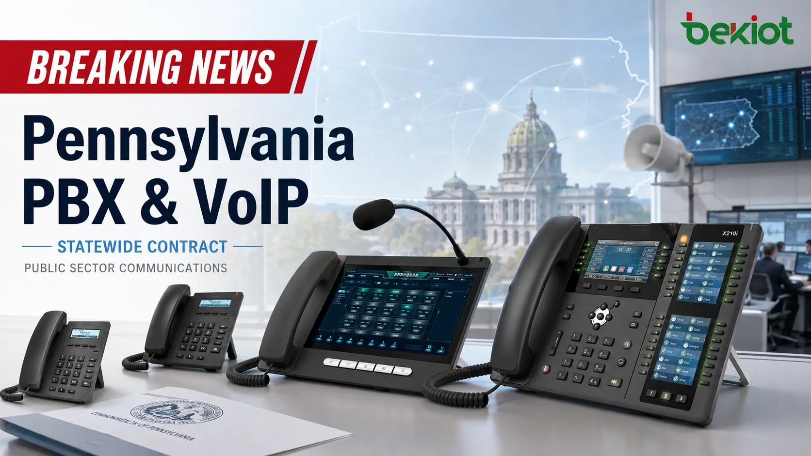 속보: ConnX, 펜실베이니아 PBX 및 VoIP 계약 수주