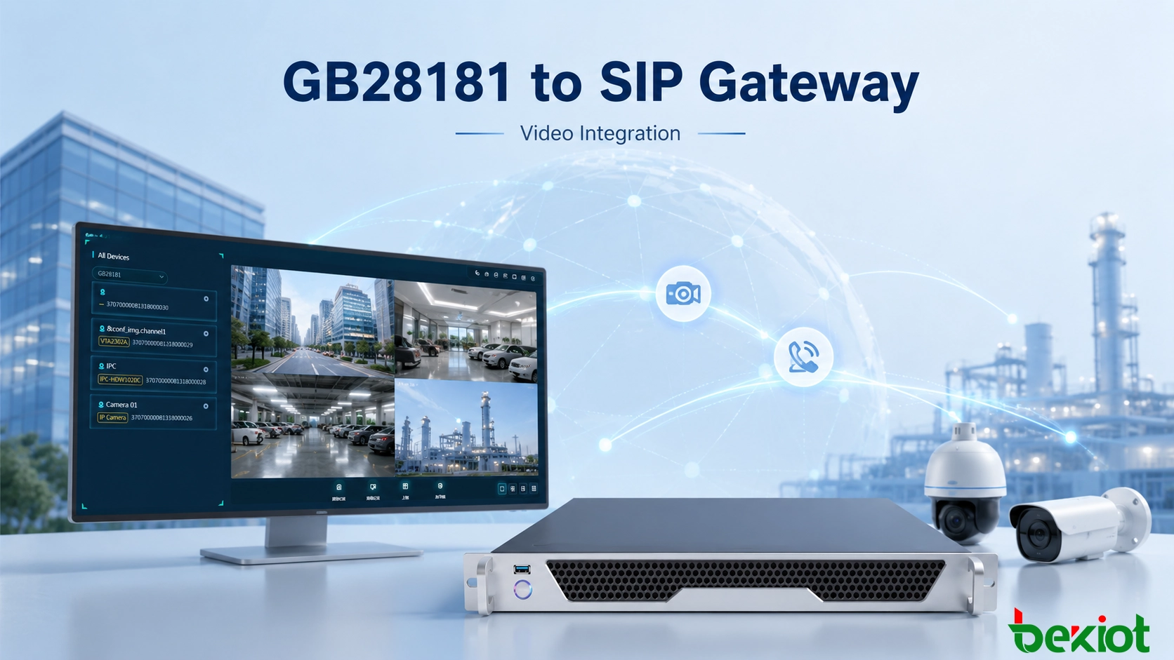 비디오 및 통합 커뮤니케이션 통합을 위한 GB28181 to SIP 게이트웨이 솔루션