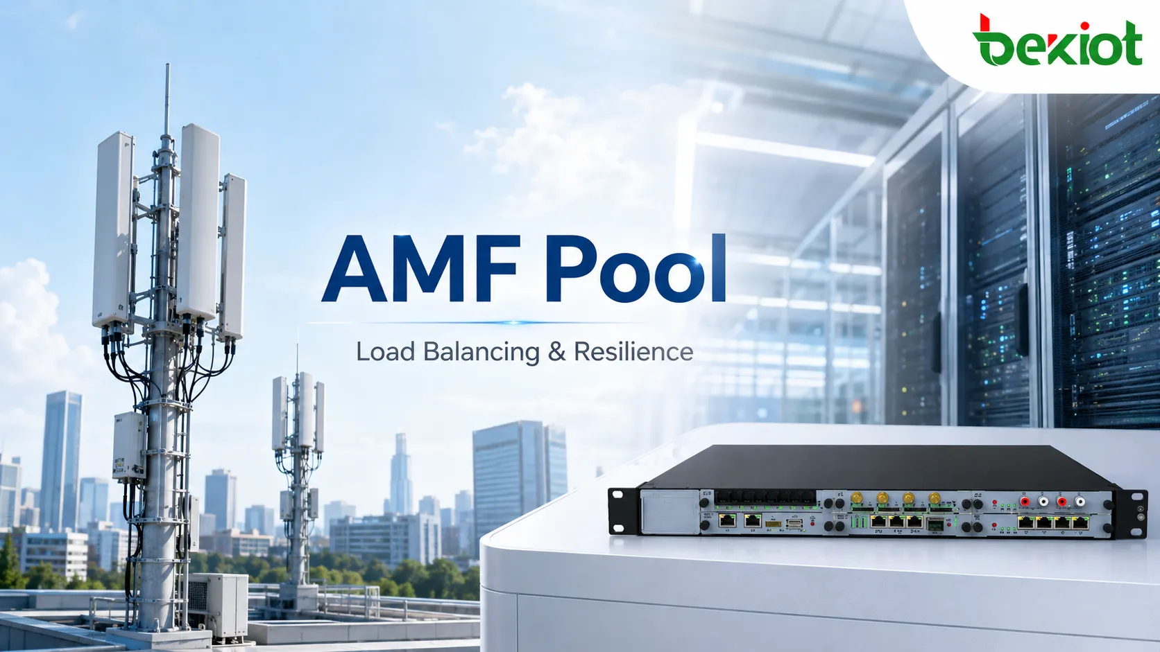 AMF Pool은 어떻게 부하 분산과 복원력을 제공할까?