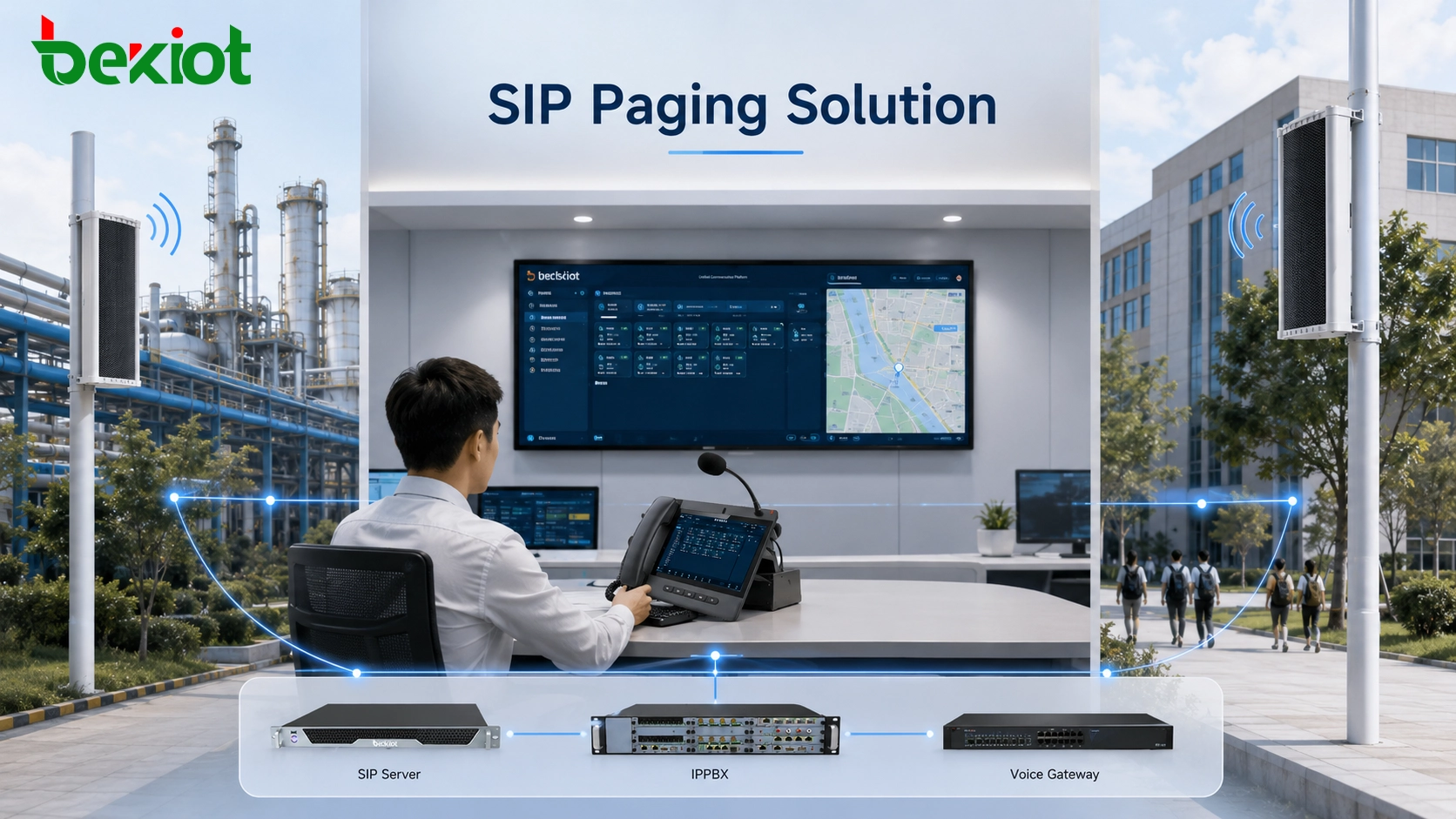 SIP 컬럼 스피커 통합 가이드: 호환 가능한 IP 페이징 솔루션 구축