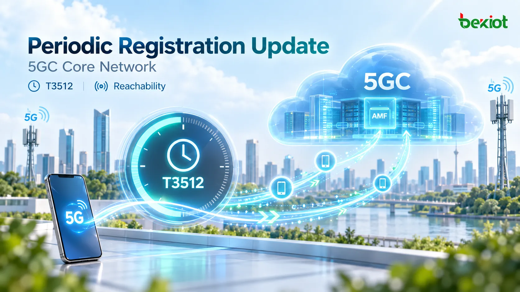 5GC 코어 네트워크 주기적 등록 갱신 절차