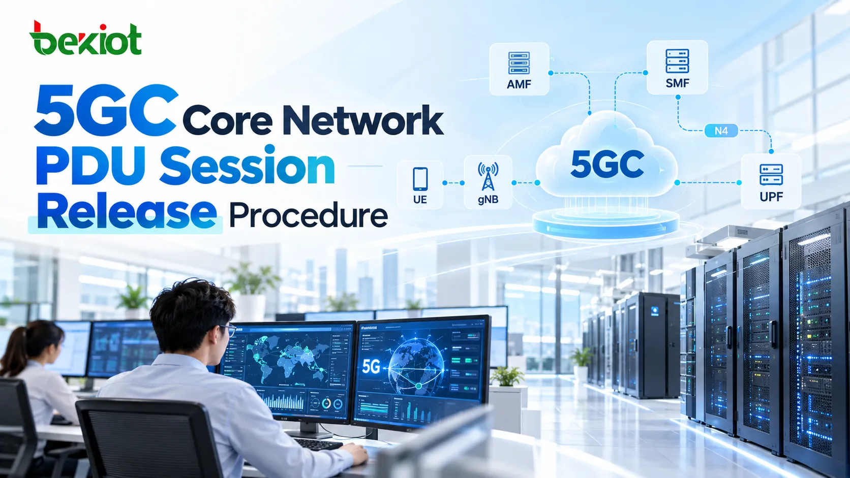 5GC 코어 네트워크 PDU 세션 해제 절차